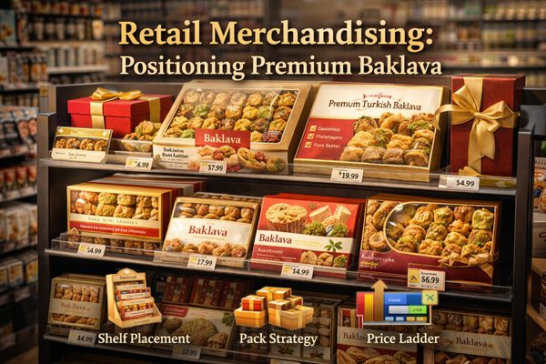 Retail Merchandising: Positioning Premium Baklava — Baklava Academy